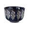 Cottage Reactive Block Serve Bowl - 84oz Ceramic Serving Bowl, Blue Multi, Dishwasher Safe, 6" H x 8.5" L x 8.5" W